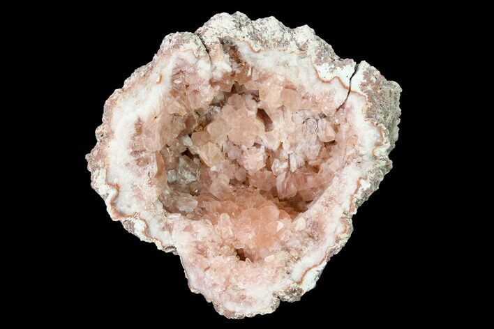 Sparkly, Pink Amethyst Geode (Half) - Argentina #147960